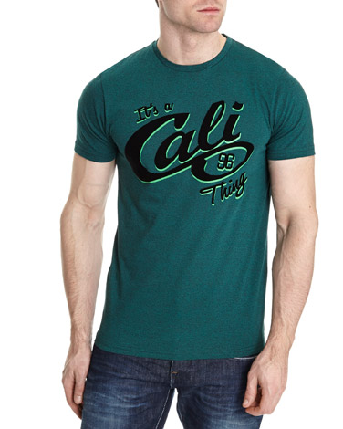 Centered Cali Print T-Shirt